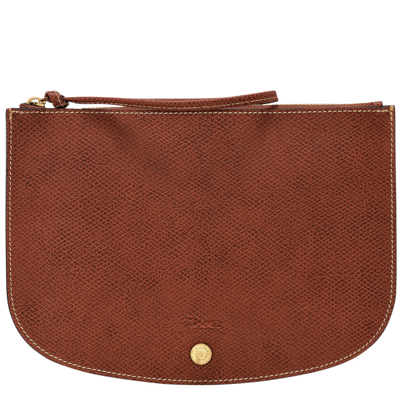 Bolso Pequeño Longchamp Épure Pouch Mujer Marrones | LC-PYJL1948