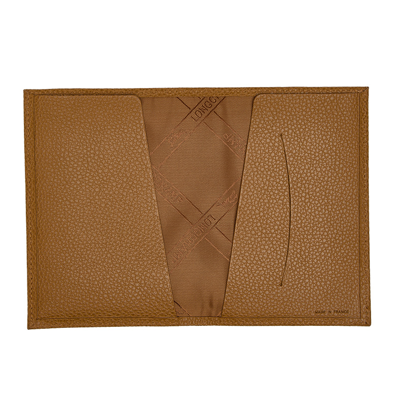 Bolso Pequeño Longchamp Le Foulonné Passport cover Mujer Walnut | LC-YRID7189