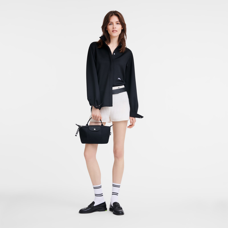 Bolso Pequeño Longchamp Le Pliage Energy Pouch Mujer Negras | LC-WQPW2823