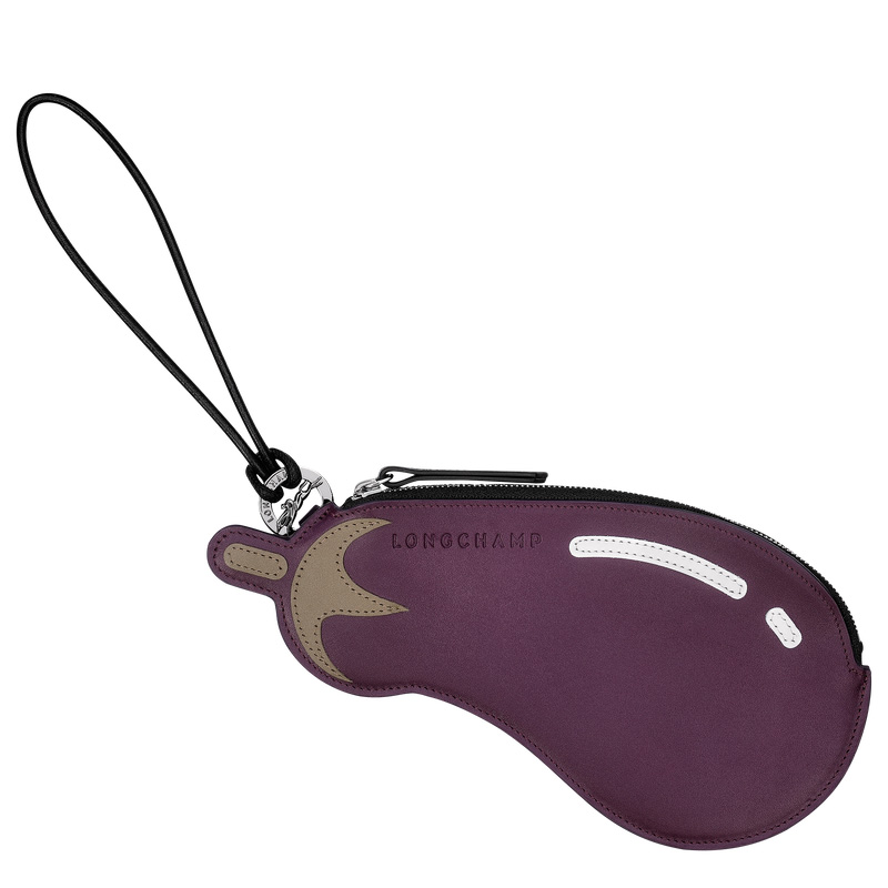 Bolso Pequeño Longchamp Longcharm Eggplant clutch Hombre Eggplant | LC-BCXL1626