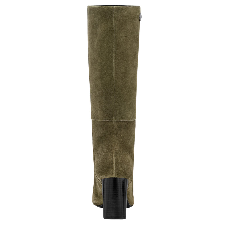 Botas Longchamp Allure Heel boots Mujer Kaki | LC-XUJC1505