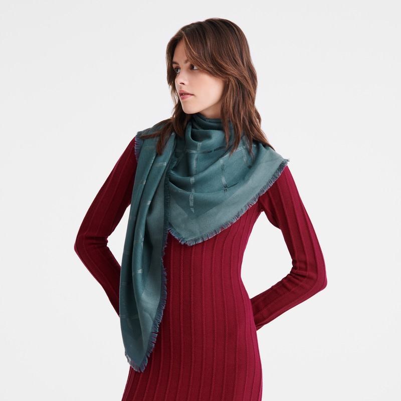 Bufandas Longchamp Le Roseau Shawl Mujer Cedar | LC-BTCL2940