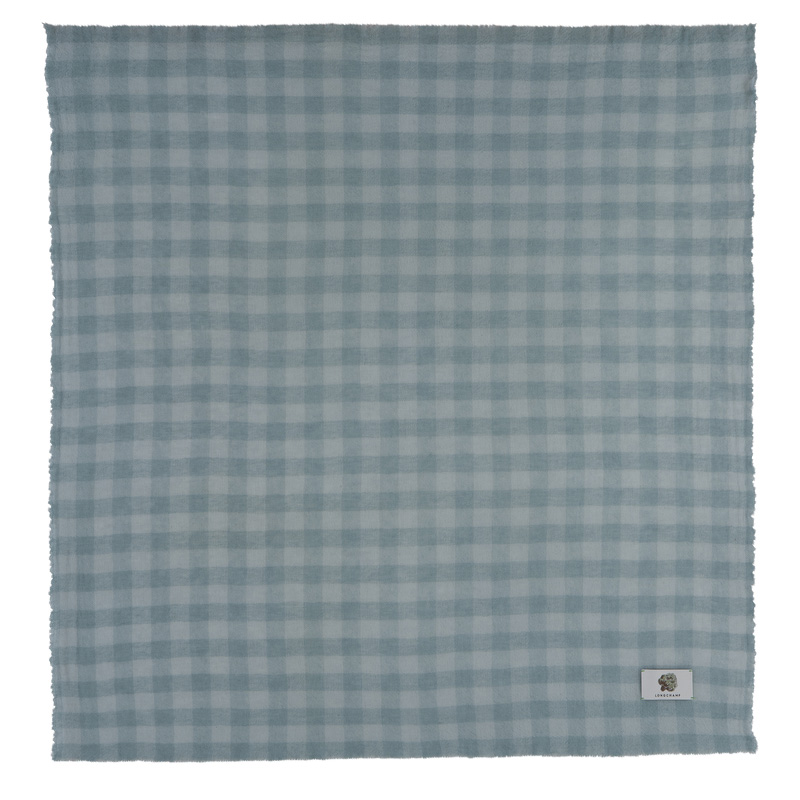 Bufandas Longchamp Summer Gingham Stole Hombre Vervain | LC-AEYG1009