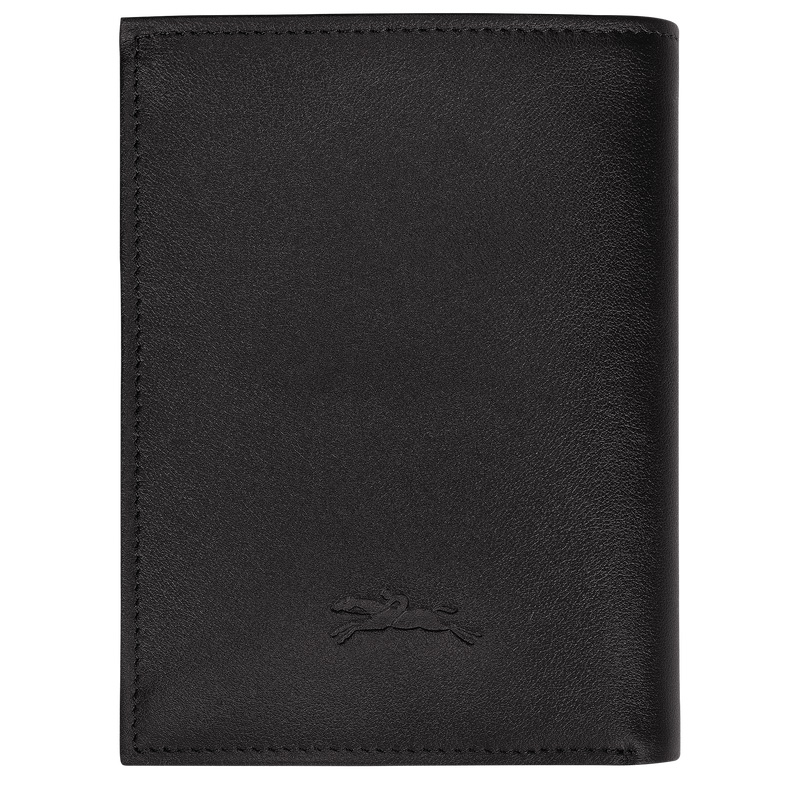 Carteras Longchamp sur Seine Wallet Hombre Negras | LC-XJEH9690