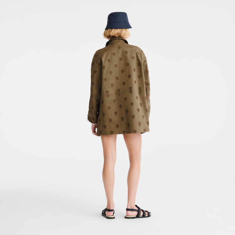 Chaquetas Longchamp Coat Mujer Artichoke | LC-SHIF8429