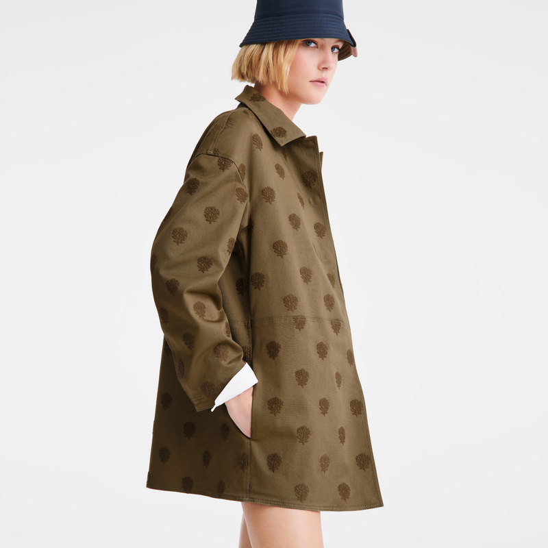Chaquetas Longchamp Coat Mujer Artichoke | LC-SHIF8429