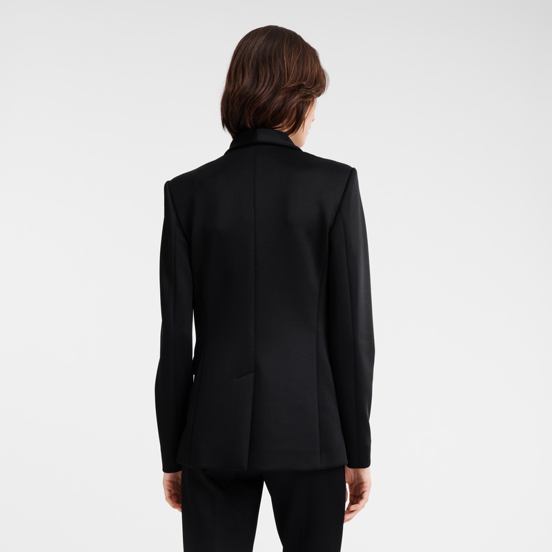 Chaquetas Longchamp Fitted jacket Mujer Negras | LC-ZEHK0230