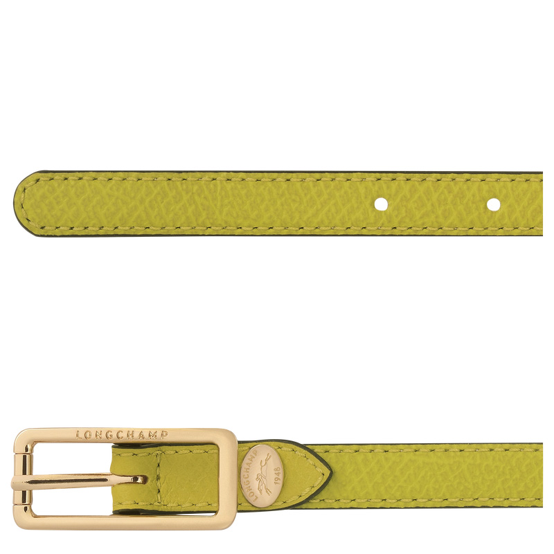 Cinturones Longchamp Épure Ladies' belt Mujer Verde | LC-HBEJ5476