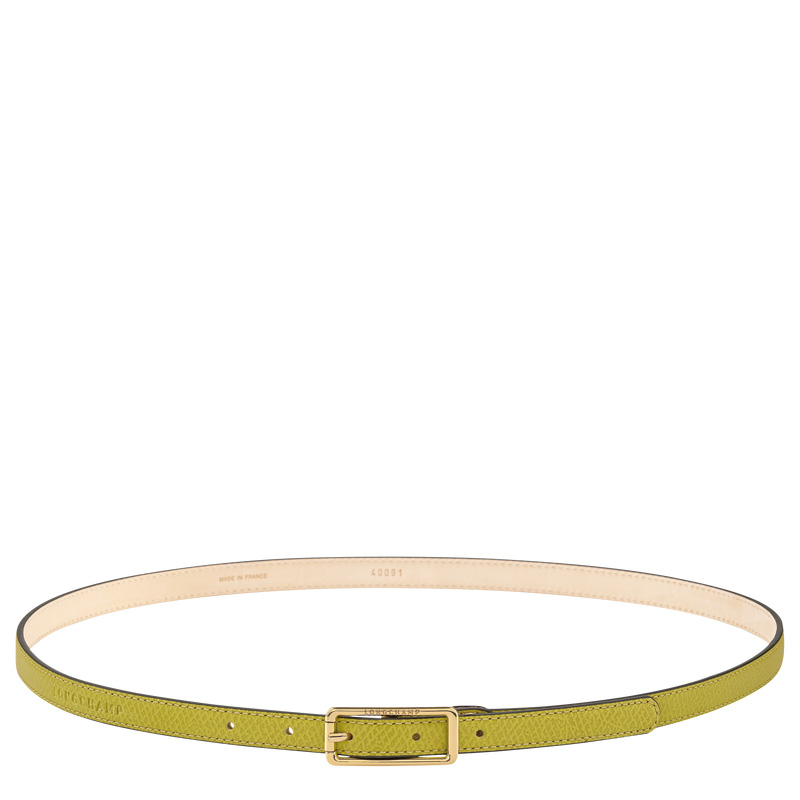 Cinturones Longchamp Épure Ladies' belt Mujer Verde | LC-HBEJ5476