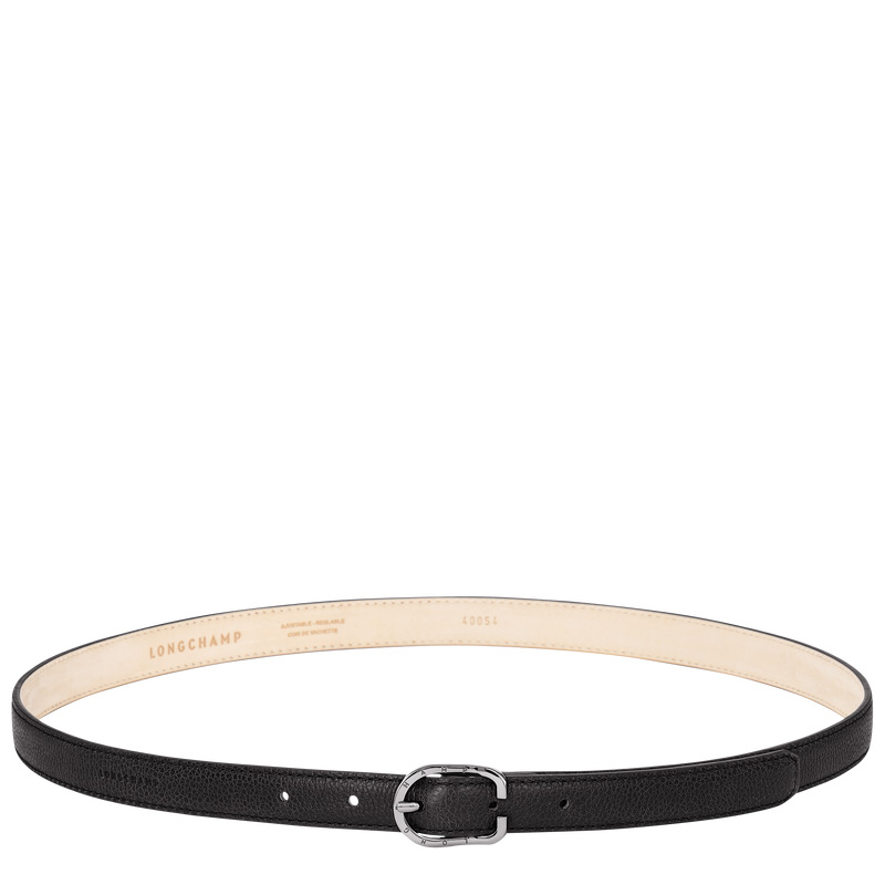 Cinturones Longchamp Le Foulonné Ladies' belt Mujer Negras | LC-EKVB2089