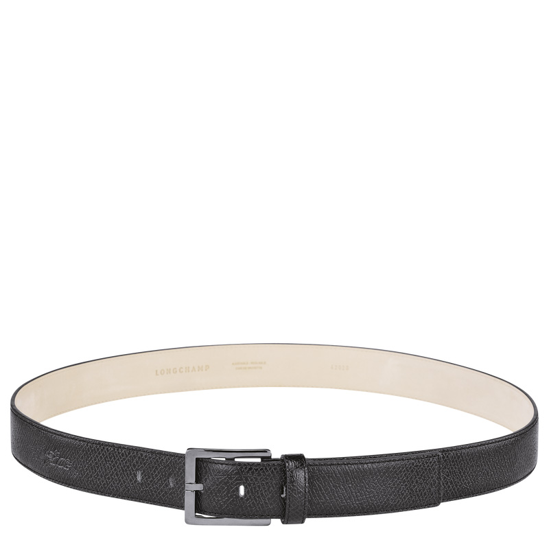 Cinturones Longchamp Le Pliage Men's belt Hombre Negras | LC-NLBY9215