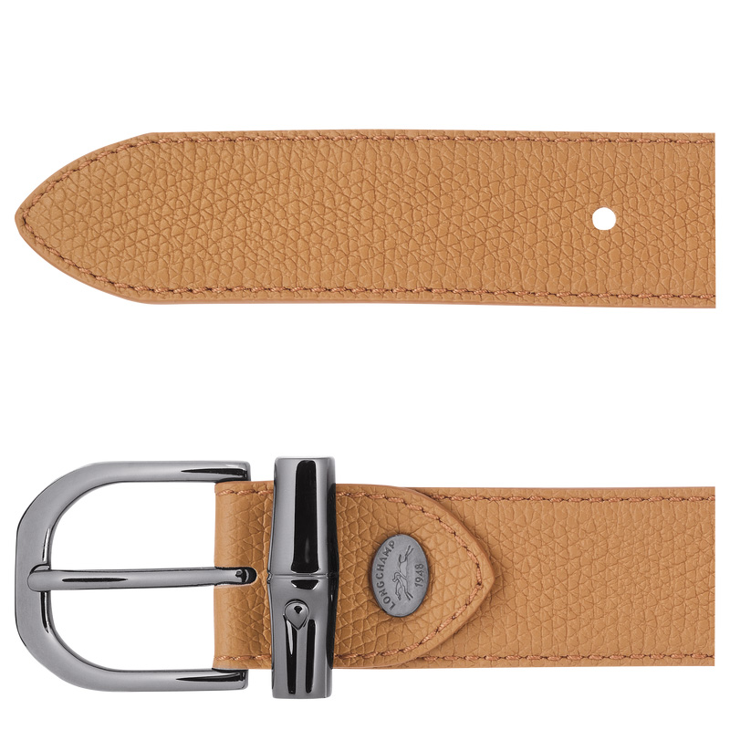 Cinturones Longchamp Le Roseau Ladies' belt Mujer Walnut | LC-JVSZ9207