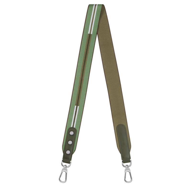 Correa Para Bolso Longchamp Rayures Shoulder strap Mujer Artichoke | LC-AVGR3456