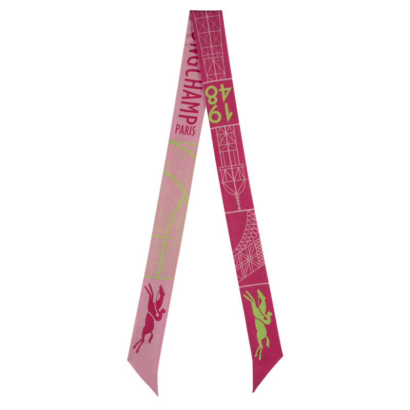 Diadema Longchamp Eiffel Tower 1948 Headband Mujer Rosas | LC-PDWF1426