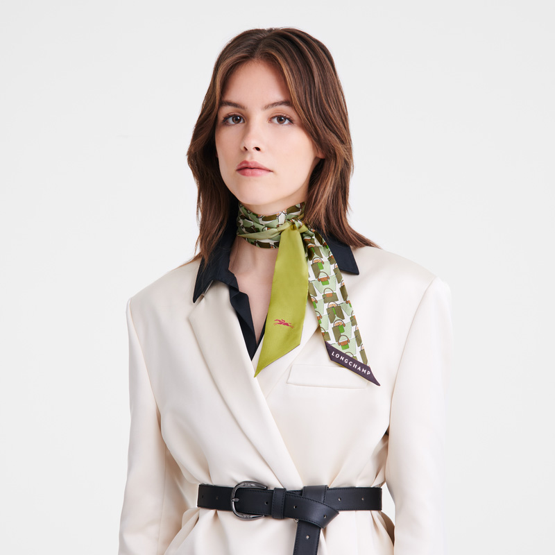 Diadema Longchamp Origami Le Pliage Headband Mujer Verde | LC-GXSO9986