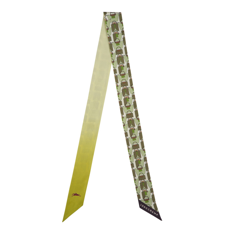 Diadema Longchamp Origami Le Pliage Headband Mujer Verde | LC-GXSO9986