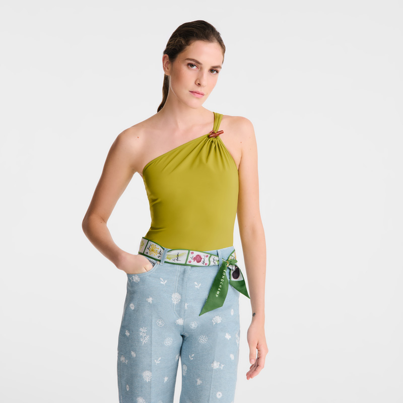 Diadema Longchamp Pink and Green Headband Mujer Laurel | LC-YMXG8973