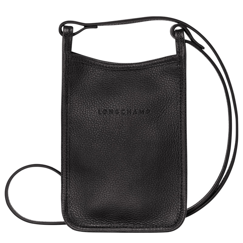 Funda Longchamp Le Foulonné Phone case Mujer Negras | LC-MSOI8578
