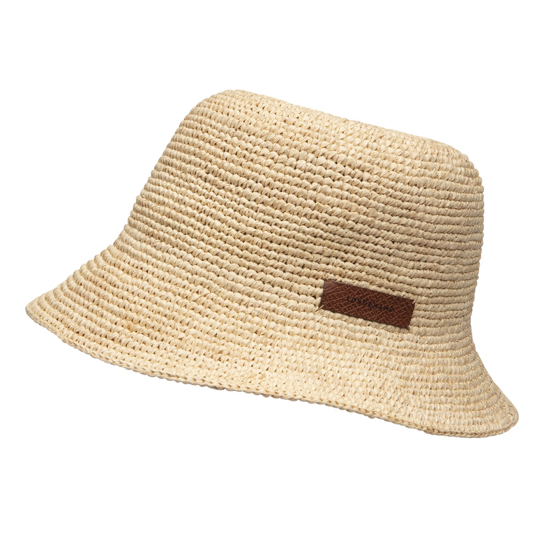 Gorras Longchamp Bucket hat Mujer Natural | LC-KQGU3696