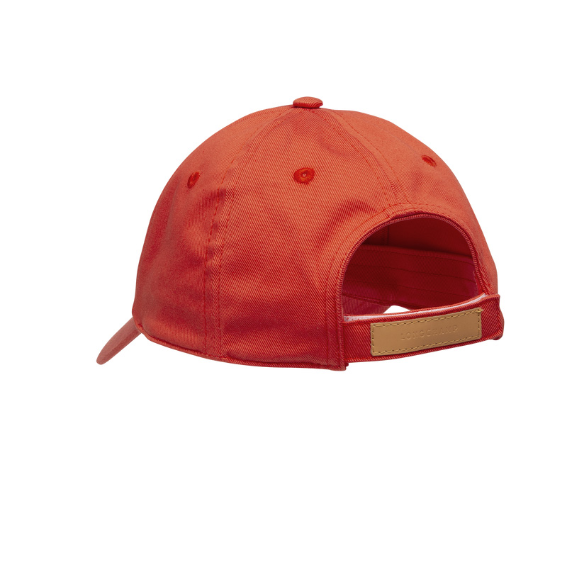 Gorras Longchamp Solid cap Mujer Tomato | LC-PJSC5200
