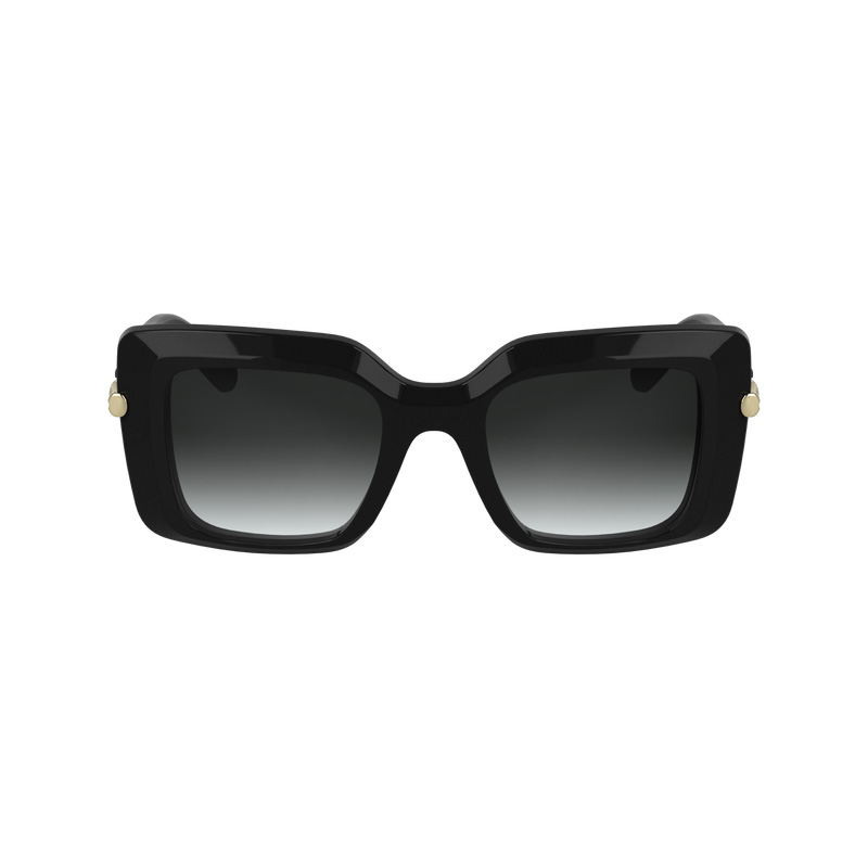 Lentes de Sol Longchamp Sunglasses Mujer Negras | LC-RCMY9718