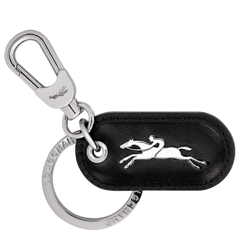 Llavero Longchamp Box-Trot Key rings Mujer Negras | LC-NTVV9788