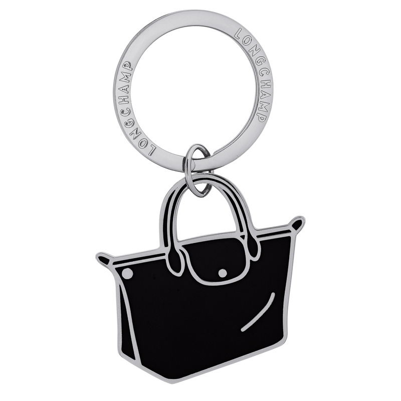 Llavero Longchamp Le Pliage Key rings Mujer Negras | LC-BYLO1284