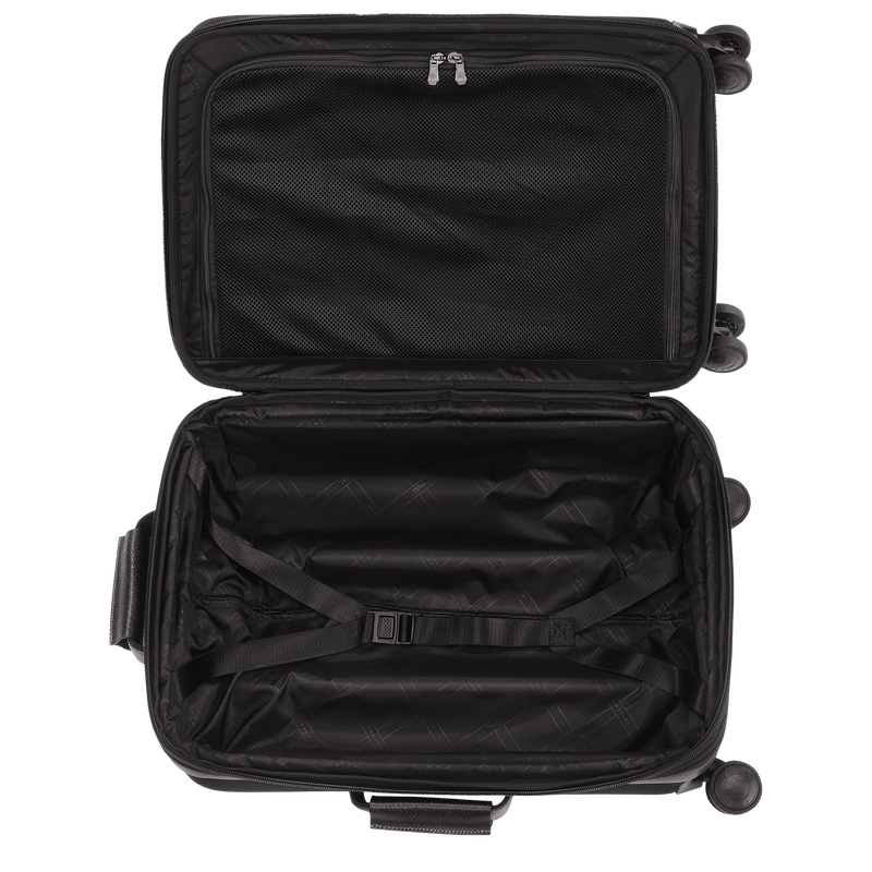 Maletas Longchamp Boxford S Suitcase Hombre Negras | LC-EHGB2300