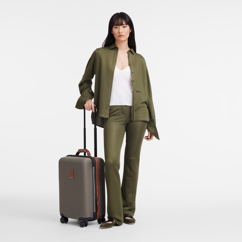 Maletas Longchamp Boxford S Suitcase Mujer Marrones | LC-ZWSQ0311