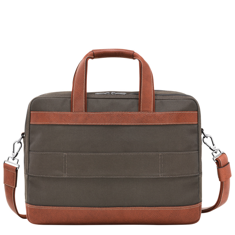 Maletín Longchamp Boxford L Briefcase Hombre Marrones | LC-BMHE2901