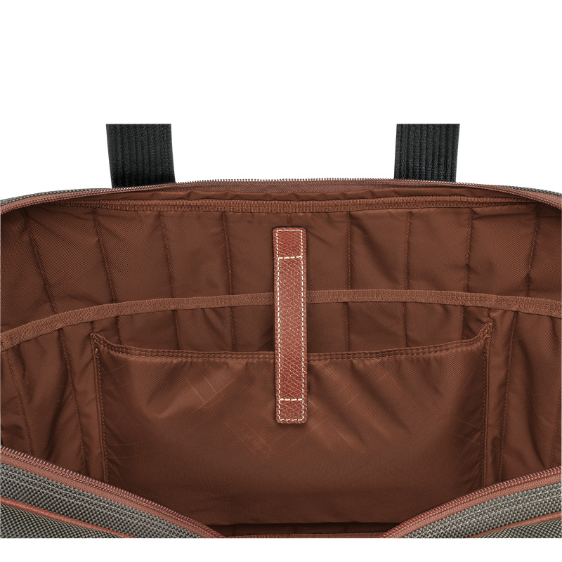 Maletín Longchamp Boxford L Briefcase Hombre Marrones | LC-BMHE2901