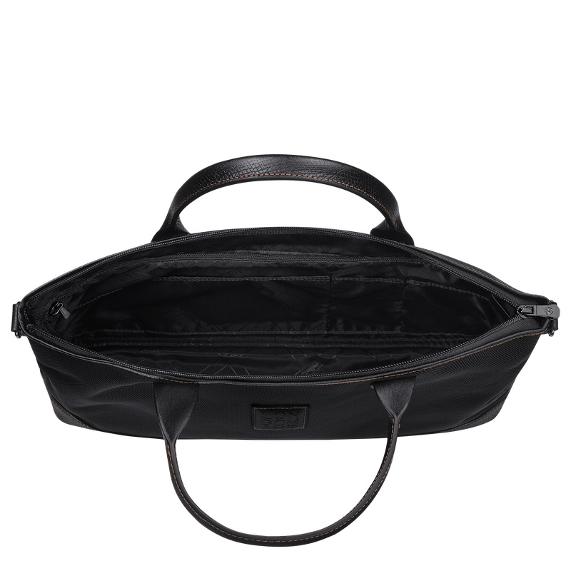 Maletín Longchamp Boxford S Briefcase Mujer Negras | LC-JLZM1408