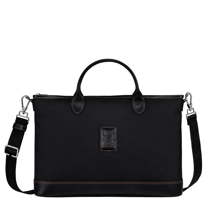Maletín Longchamp Boxford S Briefcase Mujer Negras | LC-JLZM1408