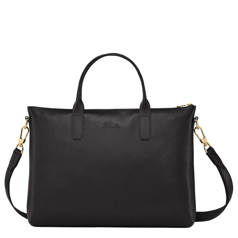 Maletín Longchamp Le Foulonné S Briefcase Mujer Negras | LC-OSKF5268