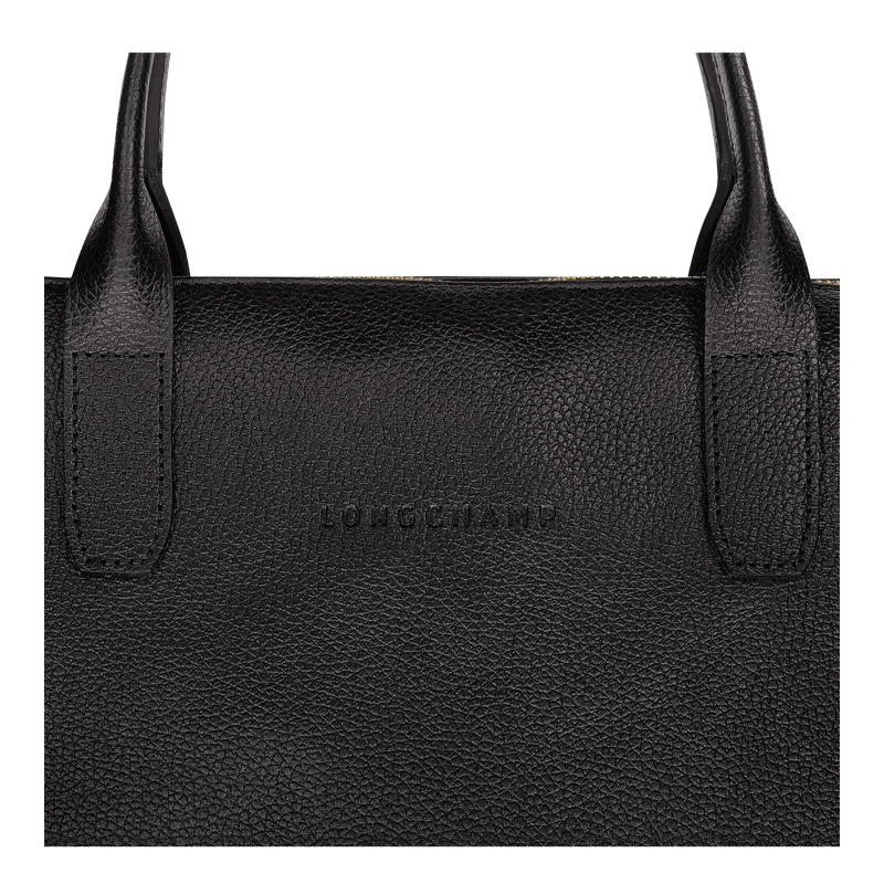 Maletín Longchamp Le Foulonné S Briefcase Mujer Negras | LC-OSKF5268