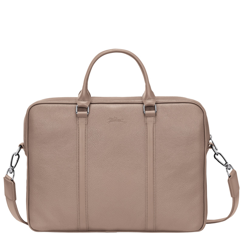 Maletín Longchamp Le Foulonné XS Briefcase Hombre Turtledove | LC-CLHL0696