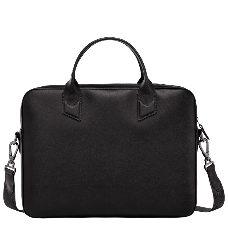Maletín Longchamp sur Seine Briefcase Hombre Negras | LC-CHFH9609