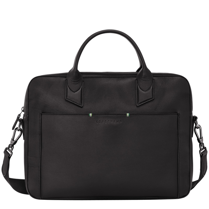 Maletín Longchamp sur Seine Briefcase Hombre Negras | LC-CHFH9609