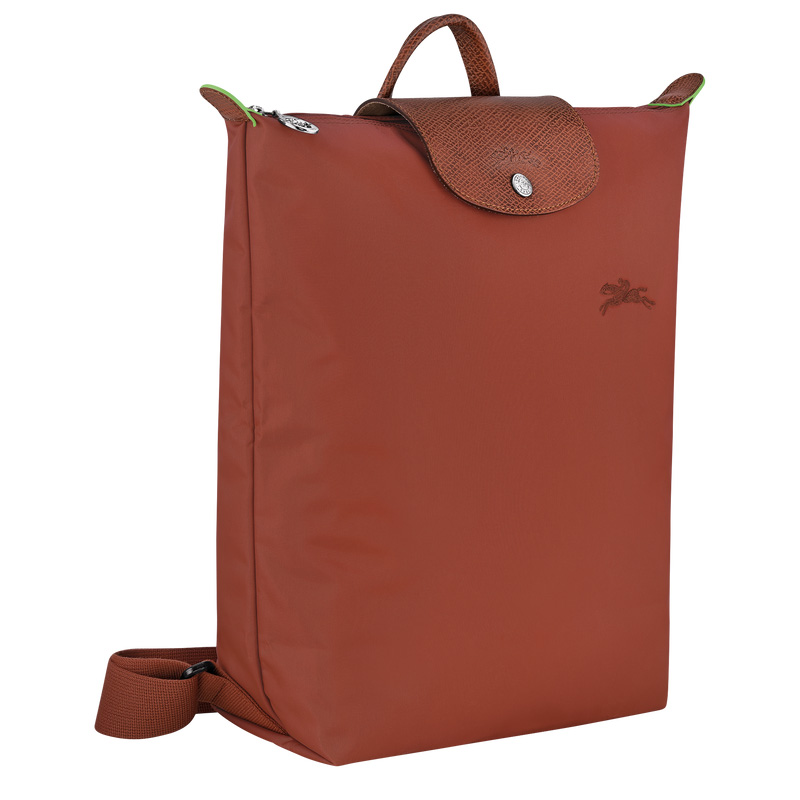 Mochilas Longchamp Le Pliage Green M Backpack Mujer Chestnut | LC-DHUQ6830