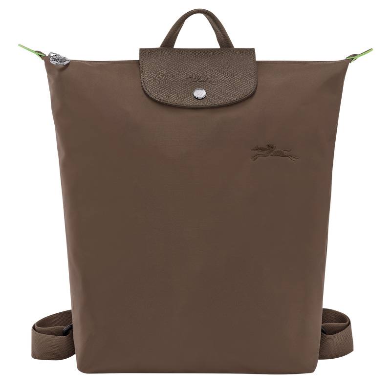Mochilas Longchamp Le Pliage Green M Backpack Hombre Terra | LC-WLSH7983