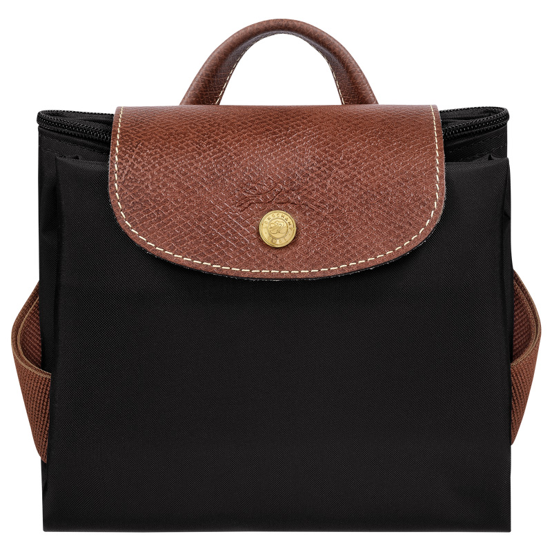 Mochilas Longchamp Le Pliage Original M Backpack Hombre Negras | LC-YAAD2891