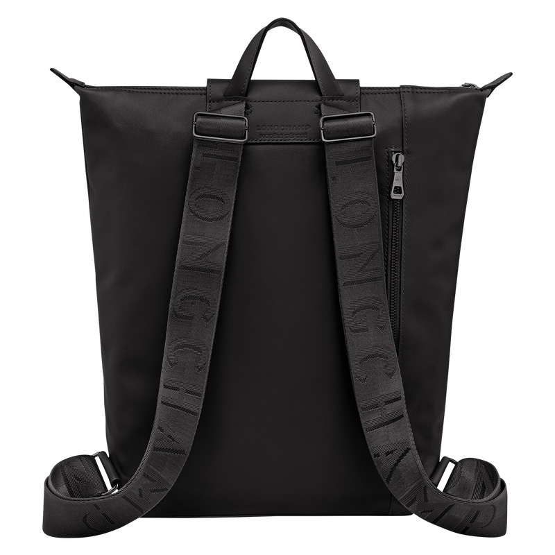 Mochilas Longchamp Le Pliage Xtra M Backpack Mujer Negras | LC-AQKT1488