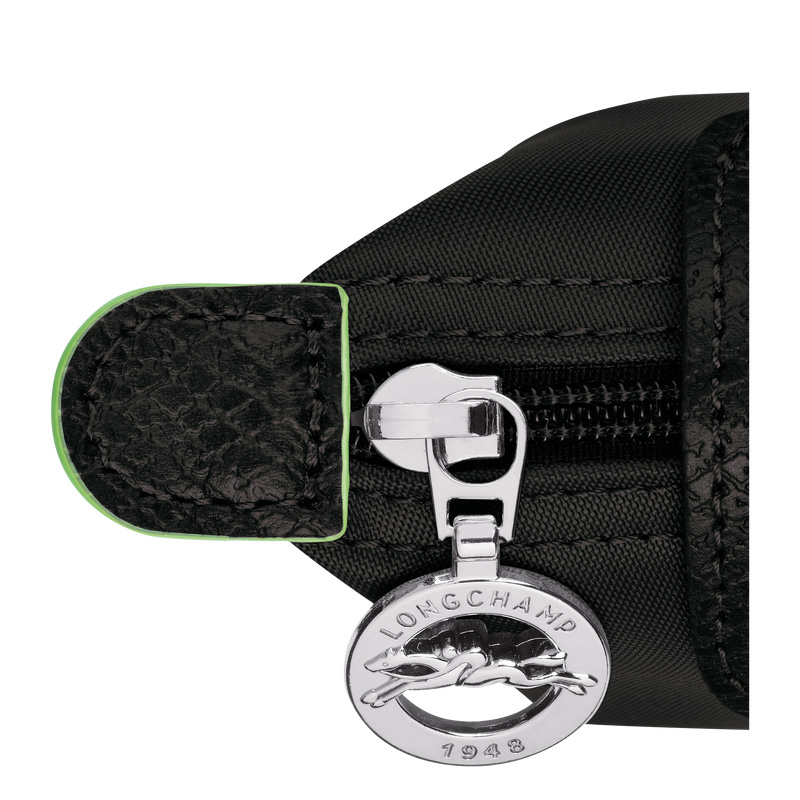 Monederos Longchamp Le Pliage Green Coin purse Mujer Negras | LC-ZEIB4066