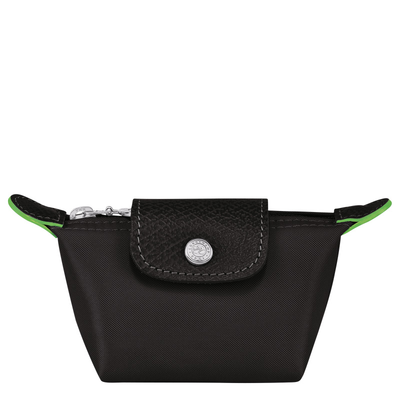 Monederos Longchamp Le Pliage Green Coin purse Mujer Negras | LC-ZEIB4066
