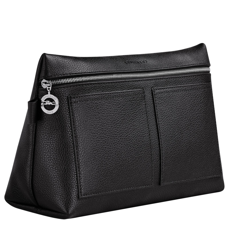 Neceser De Baño Longchamp Le Foulonné Toiletry case Hombre Negras | LC-XGCB6391