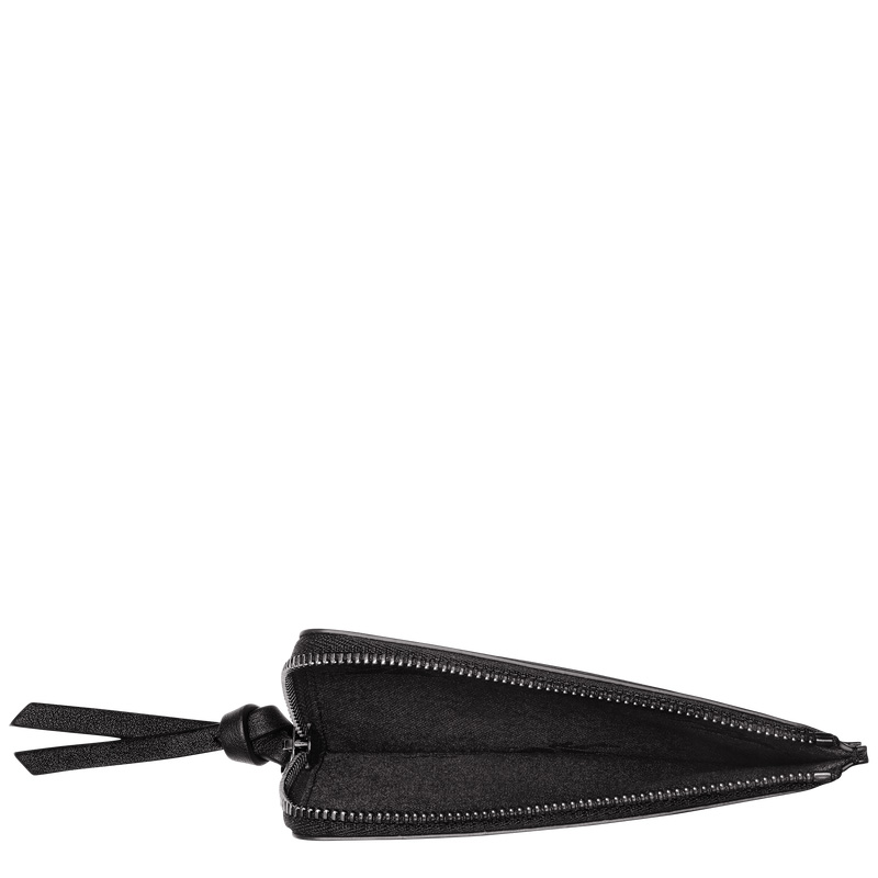 Porta Tarjeta Longchamp 3D Card holder Hombre Negras | LC-ALOD1975