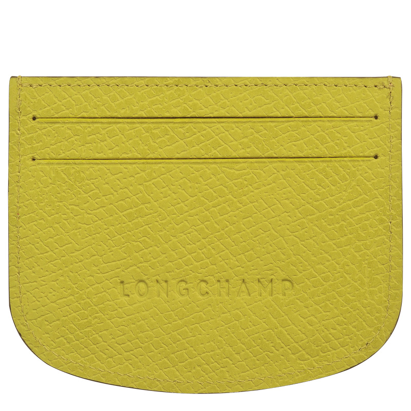 Porta Tarjeta Longchamp Épure Card holder Mujer Verde | LC-CCHS9211
