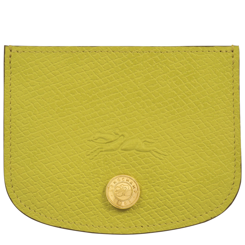 Porta Tarjeta Longchamp Épure Card holder Mujer Verde | LC-CCHS9211