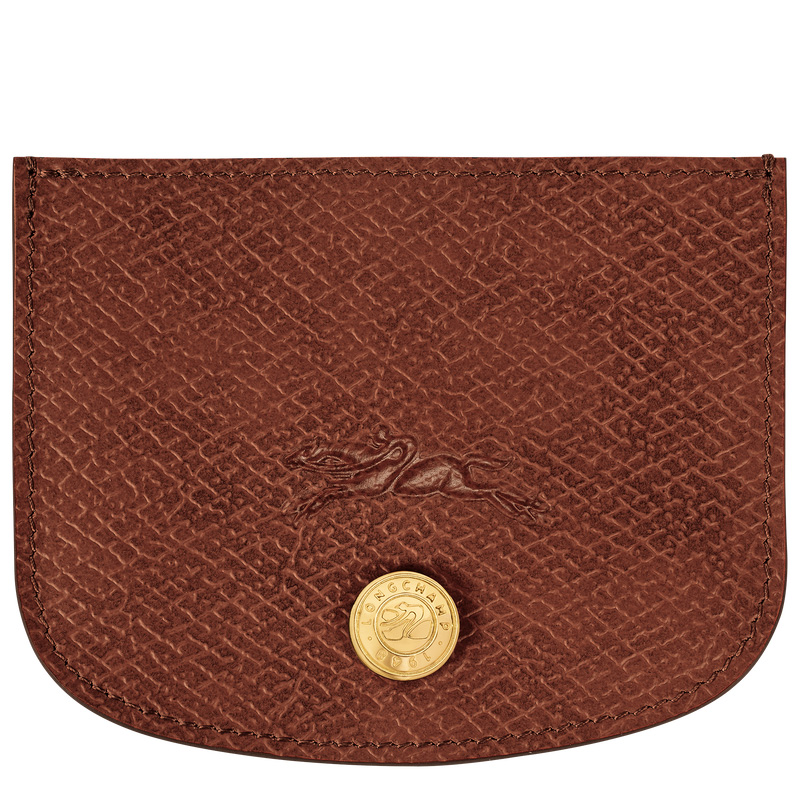 Porta Tarjeta Longchamp Épure Card holder Hombre Marrones | LC-DDZF0811