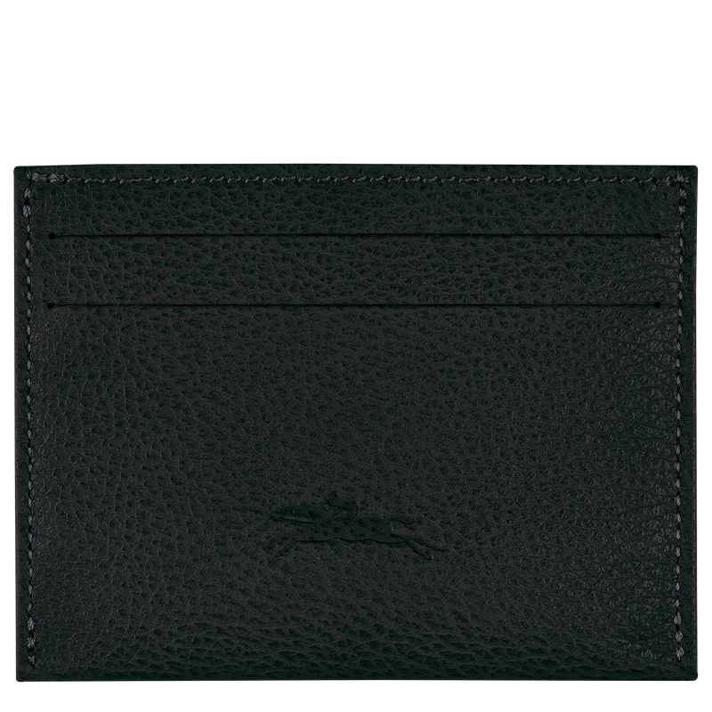 Porta Tarjeta Longchamp Le Foulonné Card holder Hombre Negras | LC-IQSZ8219